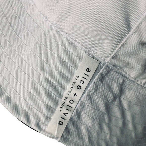 Alice + Olivia Reversible Daisy Bucket Hat Womens Size O/S Canvas NWT $65 - Picture 9 of 11